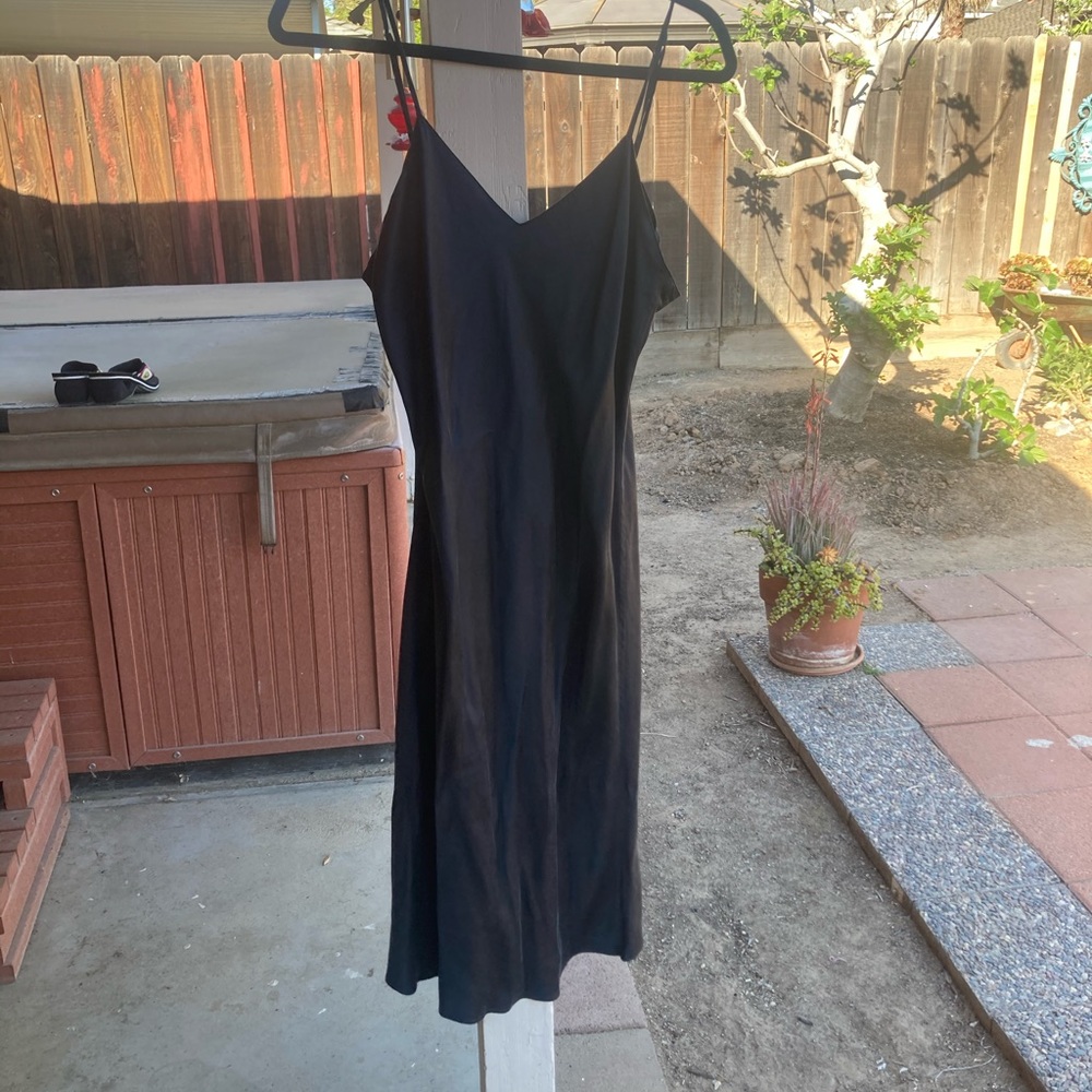 100% silk flowy dress